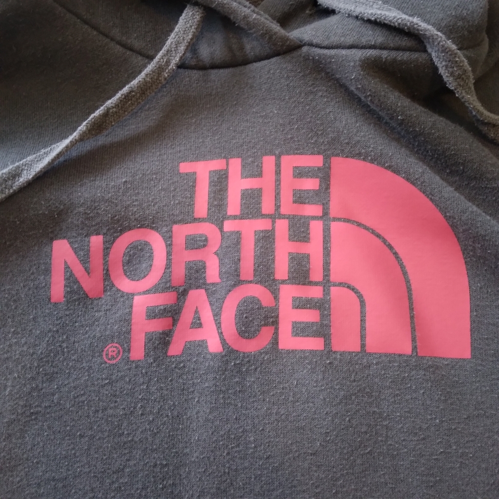 North Face Women's Small Hoodie Gray - Picture 3 of 10